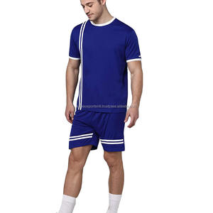 High Quality 100% Polyester Breathable Printed Soccer Uniforms Custom Made Professional Football Players Branded Sets - Product Image 2