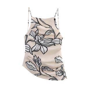 GRACE COLLECTION Débardeur court à col rond pour femme en toile de coton/élasthanne respirant, à séchage rapide et écologique - Product Image 1