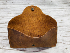 Étui à lunettes vintage en cuir de vachette, pochette de luxe faite à la main, étui fin et souple pour lunettes de lecture, housse de protection LGC-0167 - Product Image 3