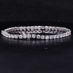 Luxury Designer Moissanite Bracelet with 925 Sterling Silver Brilliant <b>Cut</b> <b>Stones</b> <b>for</b> Women Fashion Jewelry and Everyday Wear - Product Image 1