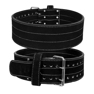 Weightlifting Leather Belt High Quality Gym Support Belt 13mm Thick Genuine Leather <b>Strength</b> <b>Training</b> OEM Wholesale Supply - Product Image 2