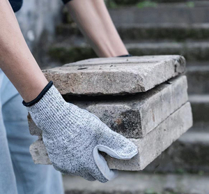 Guantes de seguridad de algodón transpirables hasta la muñeca, estilo liso para uso en exteriores, primavera y otoño - Product Image 6
