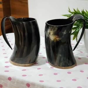 Beber diseño único cuerno de búfalo vikingo cuerno de buey jarra de cerveza taza de cuerno para beber por S A And Sons Exports - Product Image 6