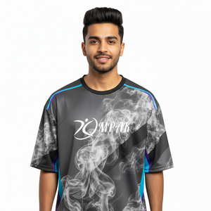 เสื้อยืดโอเวอร์ไซส์พิมพ์ลายซับลิเมชั่น แฟชั่นลำลองแนวสตรีทสำหรับผู้ชาย - Product Image 1