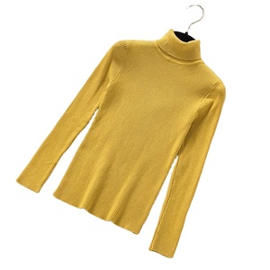 เสื้อสเวตเตอร์ถักคอเต่าสำหรับผู้หญิงใหม่ฤดูหนาวเสื้อจั๊มเปอร์คอโปโลนุ่มลำลองทรงเข้ารูปแฟชั่นเสื้อสวมหัวยืดหยุ่นแบบมีปก - Product Image 2