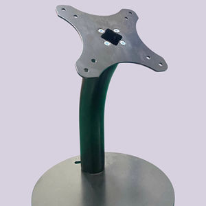 ขาตั้งทีวี/จอภาพอเนกประสงค์ที่รองรับมาตรฐาน VESA ทำจากเหล็ก พร้อมฐานกลมที่แข็งแรงสำหรับใช้งานบนโต๊ะ - Product Image 1