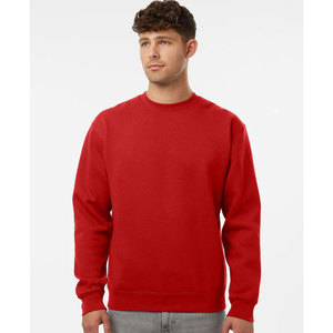Classic Fit <b>Men's</b> Winter Sweatshirt <b>Warm</b> Fleece Lined Crew Neck Solid Cotton Blend Pullover <b>Jumper</b> Top - Product Image 1