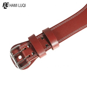 Ceinture d'haltérophilie respirante et antidérapante en cuir de vachette de haute qualité, protection professionnelle, épaisseur 40mm, unisexe, vente en gros - Product Image 3
