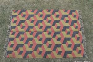 พรมปูพื้นบันไดทำจากปอกระเจาคุณภาพพรีเมียม ทอมือ ลายคิลิม ใช้ได้สองด้าน สไตล์มินิมอล สแกนดิเนเวียน สำหรับตกแต่งภายใน ซื้อจำนวนมาก - Product Image 2