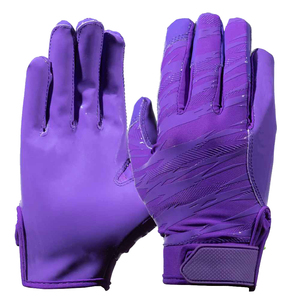 Custom Material Outdoor American Football Gloves OEM Service Padded Match <b>Game</b> Secure Closure Active American Football Gloves - Product Image 1