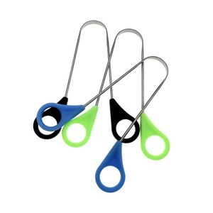 Colorful Ring Handle Tongue Scraper U Shape Stainless Steel Wire Multicolor Oral Hygiene Bacteria Bad Breath Remover Reusable - Product Image 1