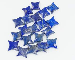 ลูกปัดพลอยลาพิส ลาซูลี รูปดาวนินจา สำหรับทำเครื่องประดับ ขายส่ง - Product Image 4