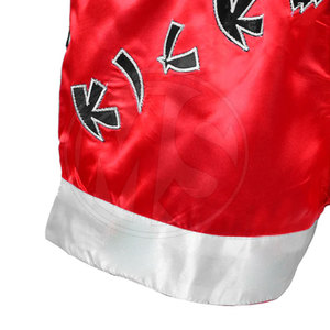 Shorts de kick-boxing en polyester satiné pour adultes, shorts de kick-boxing grande taille, shorts de kick-boxing couleur unie - Product Image 2