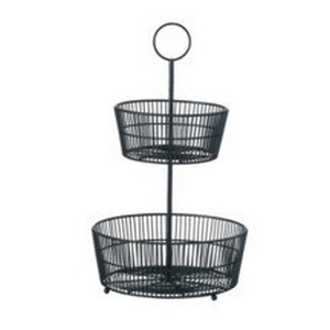 Best Selling Iron Wire Kitchen Counter <b>Storage</b> <b>Basket</b> Tiered Fruit and <b>Vegetable</b> Rack Durable Customized Size Shape - Product Image 6