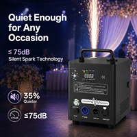 Machine à étincelles froides 500W avec télécommande et contrôle DMX, pour effets de feux d'artifice sur scène de mariage, équipement de scène, en stock aux États-Unis