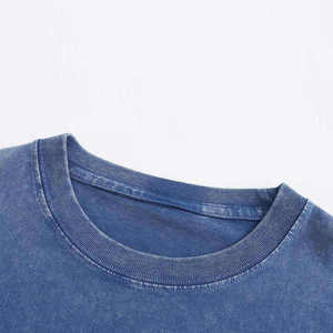 <b>Vintage</b> Acid Wash t Shirt Custom LOGO High Quality T Shirts Men Summer 230 GSM Oversized Blank Custom <b>Graphic</b> Distressed <b>Tee</b> - Product Image 4