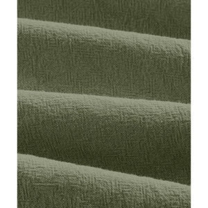 เดรสสั้นสีเขียวเซจ แต่งระบายชายกระโปรง สายผูก คอรูปหัวใจ แต่งระบายจับจีบช่วงอก ทรงเข้ารูปและบานออกด้านหลัง - Product Image 2