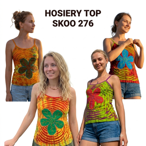 SK NOOR SONS Women's Bohemian Woven 3D Embroidery Sleeveless Tank <b>Top</b> 100% Cotton <b>Patchwork</b> O-Neck Short Custom Made In-Stock - Product Image 1