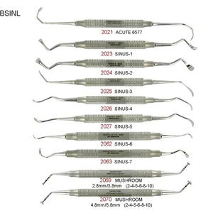 Kit de Instrumentos para Levantamiento de Seno X4, Instrumentos Dentales Avanzados para Implantes, Elevadores Manuales con Recubrimiento Dorado, Acero Inoxidable Alemán de Primera Clase - Product Image 4