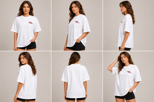 T-shirt de sport pour femme à épaules tombantes, coupe ample, col rond, en polyester de haute qualité, idéal pour le yoga et l'entraînement - Product Image 6
