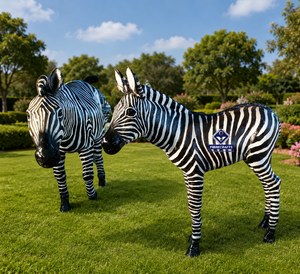 Nueva Estatua de Caballo Blanco 2026 con Logotipo de Fibrecrafts para Decoración del Hogar - Product Image 5