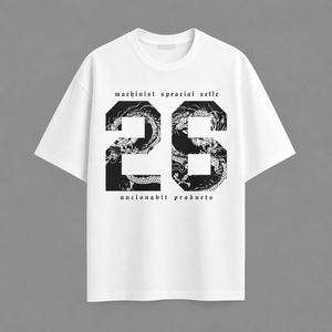 Men's Oversized <b>White</b> Cotton T-Shirt Short Sleeve O-Neck Casual Solid Color Jersey Knitted <b>Plain</b> Dyed Fit - Product Image 1