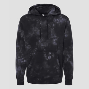 บริการขายส่ง OEM เสื้อฮู้ดผู้ชายลายมัดย้อม ผ้าฝ้ายฟลีซ ทรงปกติ ผ้าเฟรนช์เทอร์รี่ สวมใส่สบายในฤดูหนาว เป็นมิตรกับสิ่งแวดล้อม แห้งเร็ว - Product Image 2