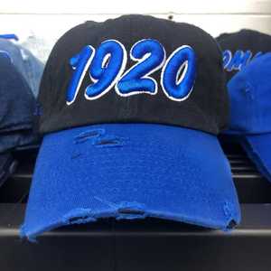 Zeta Phi Beta 1920 <b>Black</b> Blue Distressed Hat Embroidered Sorority <b>Baseball</b> <b>Cap</b> Adjustable Strap Casual Stylish Women <b>Cap</b> - Product Image 4