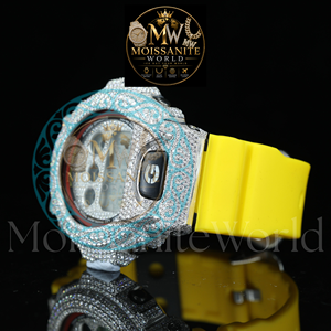 Reloj de Buceo con Movimiento Mecánico, Pantalla Analógica, Correa de 20 mm, Cristal de Zafiro, Bisel con Incrustaciones de Diamantes, Correa de Goma - Relojes de Moda para Hombre - Product Image 5