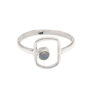 Classy Design 925 Sterling Silver <b>Ring</b> Comes With Bezel Set Natural Round Cut <b>Labradorite</b> Gemstone Eternity Band Boho Jewelry - Product Image 1