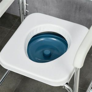 Waterproof Rolling Over Toilet Chair with Padded Seat Shower Commode Wheelchair for Bathroom Safety Equipment - Product Image 5