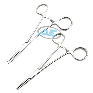 Pinzas Ortopédicas Halsted de Alta Calidad, 12.5mm, Rectas y Curvas, Instrumentos Quirúrgicos de Acero Inoxidable, Accionamiento Manual - Product Image 3