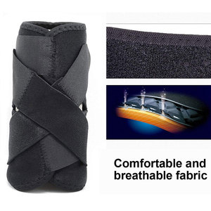 Adjustable Neoprene <b>Ankle</b> <b>Support</b> Wrap with Protection for Running & Active Use Lace-Up Closure - Product Image 2