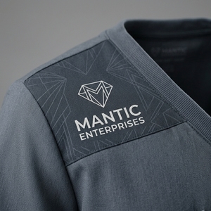 Ensemble de blouses médicales unisexes, uniforme extensible, haut et pantalon, bordure contrastée, infirmière, médecin, vêtements de travail d'hôpital, sergé de polyester - Product Image 6