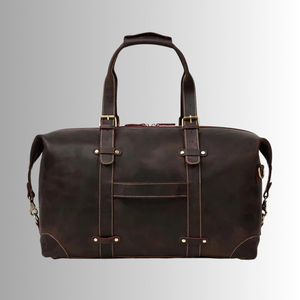 Custom Carry ON Luggage Genuine <b>Leather</b> <b>Duffle</b> <b>Bag</b> <b>Men</b> Rel Cowhide Crazy Horse <b>Leathers</b> Traveling Duffel <b>Bag</b> Best Travel <b>Bag</b> - Product Image 3