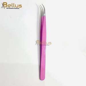 Pinzas para Pestañas Bellus International con Punta Suave y Agarre de Diamante, Duraderas, Multicolores, de Acero Inoxidable, 12-14 cm, Personalizadas para Pestañas y Cejas - Product Image 3