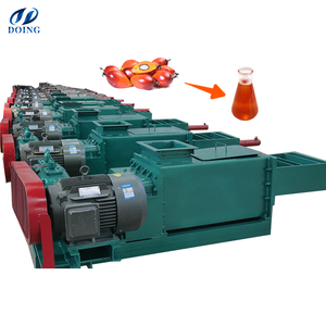 Presse à vis automatique à double vis pour huile de fruit de palme Machine de traitement de l'huile de palme Moulin à huile de palme rouge - Product Image 3