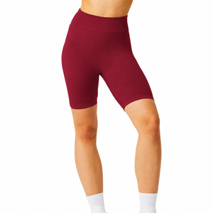 Shorts moldeadores de nylon suave y spandex para mujer, ropa deportiva para gimnasio con tela transpirable y cómoda. - Product Image 1