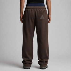 Wholesale Price 100% Cotton Canvas Casual Comfortable Straight Wide Leg Mid Waist Breathable Eco-Friendly Fleece Heavyweight - Product Image 2