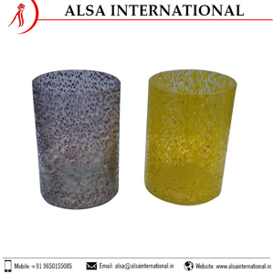 Votivo de Vidrio Impreso de Proveedor Indio al por Mayor Disponible al Mejor Precio, Artículo de Decoración para el Hogar, Artículo de Jardinería - Product Image 2