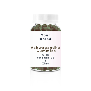 สินค้าใหม่มาถึง อาหารเสริมสมุนไพรคุณภาพดีที่สุด 100% จากธรรมชาติ รสเชอร์รี่ วิตามินกัมมี่อัชวาคันธา ผสมวิตามินดี2 และซิงค์ - Product Image 1