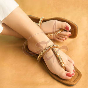 Sandalias Kolhapuri de Alto Rendimiento para Mujer, Último Estilo, Estampadas, Antideslizantes, Hechas a Mano, Precio Económico, Venta al Por Mayor - Product Image 4