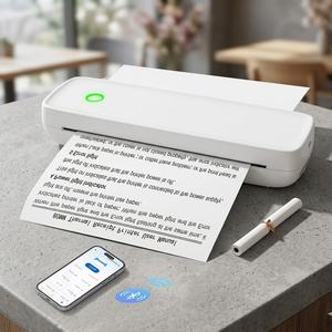 Impresora Térmica Portátil Sudex A4 sin Tinta para Documentos y Fotos, Inalámbrica, 203DPI, 3 Años de Garantía, Disponible en Stock - Product Image 5