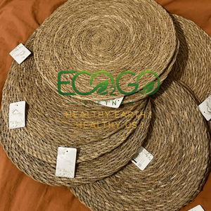 Wholesale Natural Sedge <b>Table</b> Mat Handwoven Rustic <b>Dining</b> Placemat for Home <b>Table</b> Setting and Interior Decor - Product Image 3