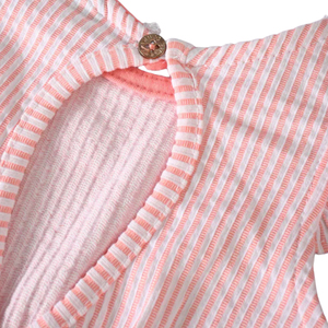 Best Eco-Friendly Breathable Summer Jumpsuit <b>Romper</b> Top Quality Girls <b>Romper</b> Girls Ruffle Sleeve Knitted - Product Image 3