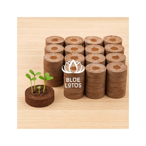 Meilleures ventes : Pastilles de coco compressées de qualité supérieure pour le démarrage de graines et les mélanges de rempotage, avec une absorption d'eau efficace - Product Image 1