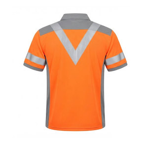 เสื้อโปโลผู้ชายใส่สบาย ระบายอากาศได้ดี แขนสั้น มีปก ผ้าคอตตอนผสม เหมาะสำหรับพนักงาน ชุดยูนิฟอร์ม ชุดทำงาน - Product Image 2