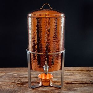 Dispensador de Agua de Cobre Puro Ecológico Ayurvédico, Capacidad de 5L y 7L, Almacenamiento de Grado Alimenticio Tradicional de Lujo, Venta al por Mayor y Exportación - Product Image 3