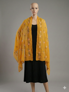 ผ้าคลุมศีรษะชีฟองลายดอกไม้สไตล์แอฟริกันแบบยาว 12 ชิ้น ขายส่ง คุณภาพพรีเมียม ระบายอากาศได้ดี ผ้าคลุมไหล่ลายชาติพันธุ์สำหรับฤดูร้อน ประดับด้วยคริสตัล สำหรับชาวมุสลิม - Product Image 2