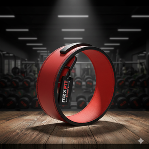 เข็มขัดยกน้ำหนัก Rexfit Sport หนังแท้ สำหรับการฝึกซ้อมในยิม เพาะกาย สควอท และเดดลิฟท์ เข็มขัดพยุงหลังหนังแท้สำหรับผู้ชาย - Product Image 2